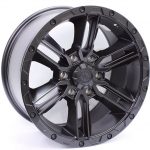 18" Racing Hart Railcar 6/139 Satin Black Alloy Wheels