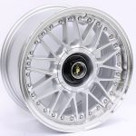 17" Racing Hart Vogue 5/100 & 5/114 Silver Machine Lip Alloy Wheels