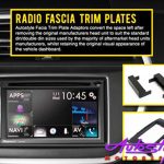 Radio Fascia Trim Plate for VW Crafter/Mercedes Sprinter