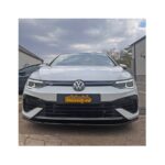 VW Golf Mk8 GTi Style Maxton Design Gloss Black Front Spoiler - Image 3