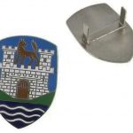 VW Beetle Wolfsburg Bonnet Crest, Blue and White: 1951-1959, Cabrio 1951-1959