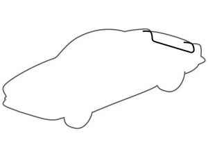 VW Ghia Engine Lid Seal 1960-1974
