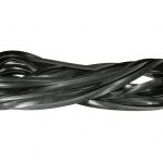 VW Bus Samba Trim Rubber Insert Black: T2 Split 1950-1967