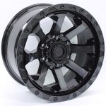 17" Racing Hart Capone 6x139 Gloss Black Tint Alloy Wheels