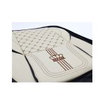 Premium PU Leather Design 11 piece Seat Cover Set (beige)
