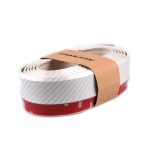 Universal White Carbon Fibre Look Stick on Spoiler Lip