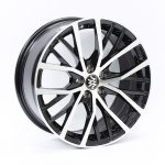 17" BK952 5/100 Black Machine face Alloy Wheels