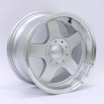 15" M6935 4/100 & 5/100 Silver Machine LIp Alloy Wheels