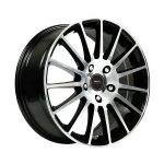 17" A-Line Maison 5/120 Black Machine Face Alloy Wheels