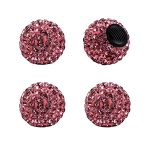 Bling Diamond Design Novelty Valve Caps (pink)
