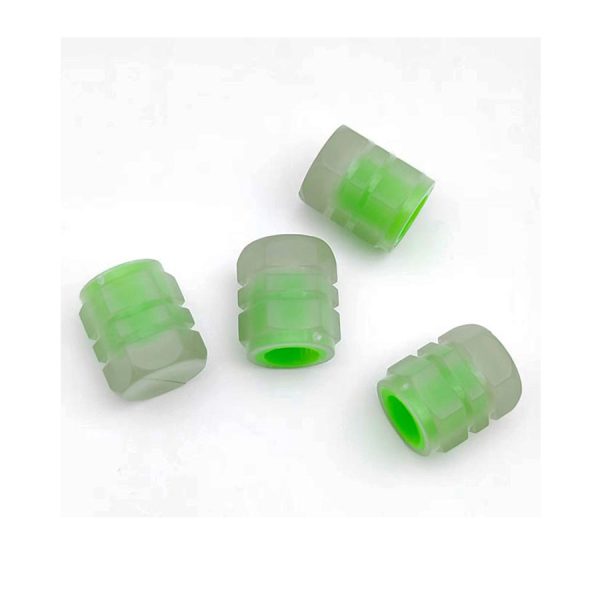 Glow in the Dark Novelty Valve Caps (Green) Autostyle Motorsport
