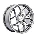 14" A-Line Flyer 4/100 & 4/108 Gunmetal Machine Finish Alloy Wheels