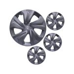 13" Wheel Cap with Black Carbon Fibre Design (set of 4)