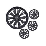 13" Wheel Cap with Matt Black Flow Design (set of 4)