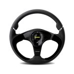Momo Nero Black Leather Sport Steering Wheel (350mm)