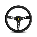 Momo ProtoTipo Carbon Fibre & Black Leather Sports Steering Wheel (350mm)