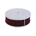 9" Chrome Carburator Air Filter (3.5" Inlet)