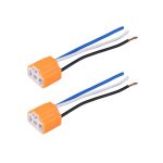 Universal H4 Bulb Cable & Plug (pair)