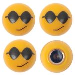 Cool Face Novelty Wheel Valve Cap Set