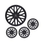 15" Wheel Caps with Black Hockenheim Design (set of 4)