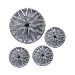 15" Wheel Caps with Silver Hockenheim Design (set of 4)