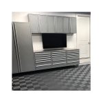 Izitrax Premium Car Flooring Tiles (black/dark grey)