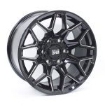17" Racing Hart Trance 6/139 Gloss Black Milled Alloy Wheels