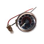 Airlux Dual Needle Chrome Gauge