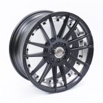 17" A-Line Mirage 4x100 & 4x108 Satin Black Alloy Wheels
