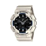 Casio G-Shock Mens 200m Standard - GA-100B-7ADR (White & Black)