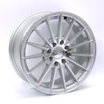 15" M7150 4/100 & 4/108 Silver Machined Face Alloy Wheels