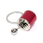 Keyring with Mini Gearshift Transmission (Red)
