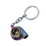 Novelty Anodized Turbo Charger Keyring (non-functional)