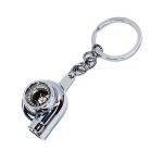 Keyring with Novelty Turbocharger (Chrome)