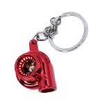 Keyring with Novelty Turbocharger (Red)