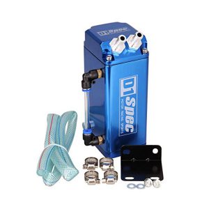 D1 Spec Anodized Square Oil Catch Can Set (Blue)
