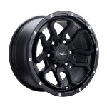 17" A-Line Dakar 6/139 Satin Black Alloy Wheels