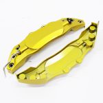 Decorative Metal Brake Caliper Covers - 24x7cm (gold)
