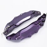 Decorative Metal Brake Caliper Covers - 24x7cm (purple)
