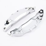 Decorative Metal Brake Caliper Covers - 24x7cm (silver)