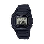 Casio W-218HD-1AVDF Unisex Watch - Stainless Steel Black Case