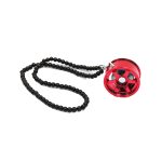 JDM Alloy Wheel Design Mirror Pendant (red)