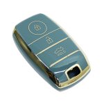 TPU Soft Key Cover for Kia Sportage 2022 (Duck Blue/Gold)
