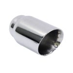 BSK 76mm Stainless Steel Single Angled Cut-Off Tailpipe