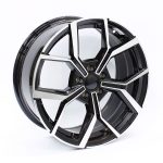 17" QS 5563 5/100 Black Machine face Alloy Wheels