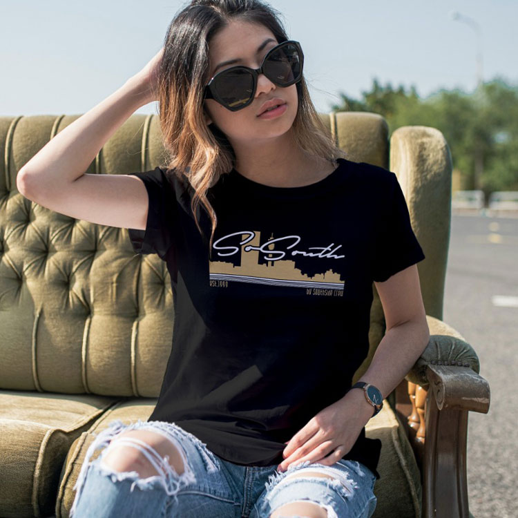 SSC008 SouthSideCrew SO South Cityline Unisex T-Shirt (Small) - Image 1