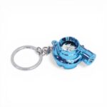 Keyring with Lightup Turbocharger & Boost Noise (Blue)