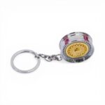 Keyring with BSS Alloy Wheel Design (Gold)