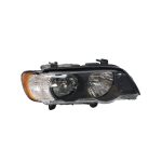 Bmw X5 E53 99 Replacement Headlight RHS Amber/Clear w/socket & motor (non-oem)