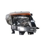 Ford Ranger 2012 Replacement Headlight RHS black w/socket (non-oem)